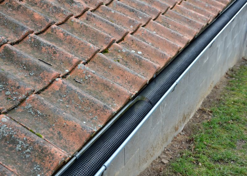 Rain Gutter Cover Installation detail